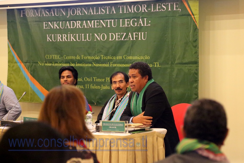 Prezidente CI : Estabelesimentu Institutu Professionál ba Formasaun Jornalizmu, La’os De’it Importante Maibé Urjente