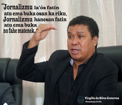 Prezidente CI: “Hakarak Sai Jornalista Tenke Hakerek no Lee Barak”