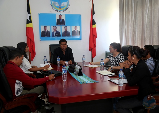 Conselho de Imprensa no Embaixada Australia iha Timor-Leste, Diskute Hamutuk kona-ba Dezenvolvimentu Mídia iha Timor-Leste