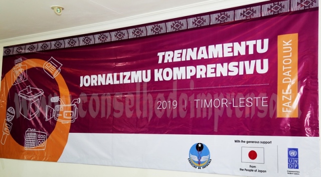 CI-UNDP hahú Treinamentu Jornalízmu Kompriénsivu ba Etapa III